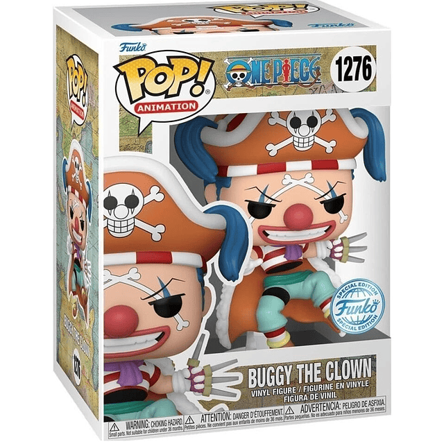 POP figure One Piece Buggy the Clown Exclusive