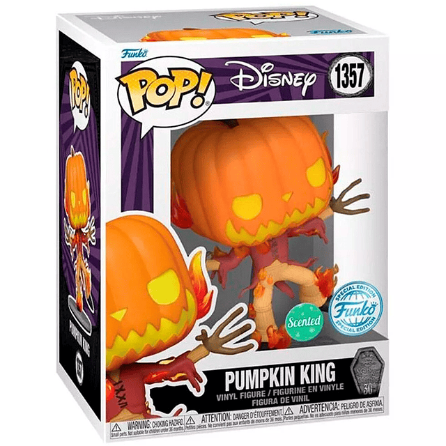 POP figure Disney Nightmare before Christmas Pumpkin King Exclusive