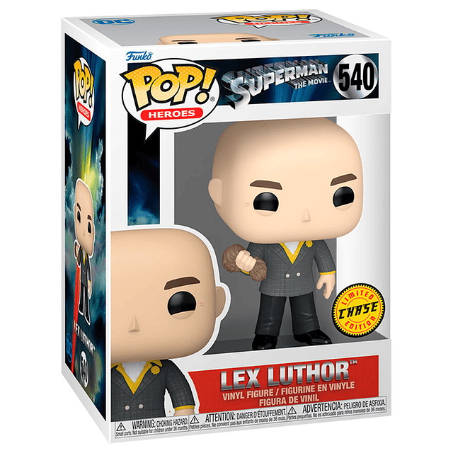 POP figure DC Comics Superman the Movie Lex Luthor 1979 Chase