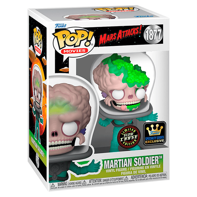 POP figure Mars Attacks Martian Soldier Exclusive Chase