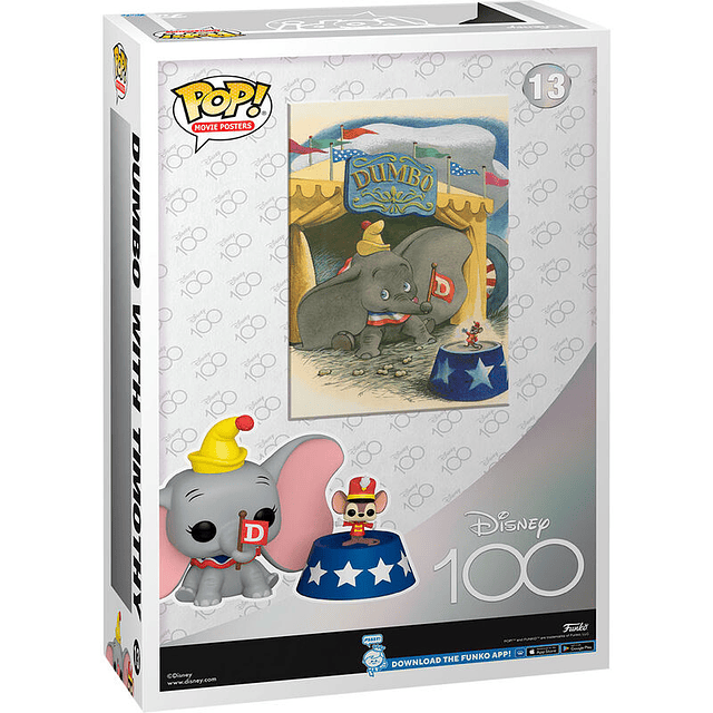 POP figure Movie Poster Disney 100th Anniversary Dumbo