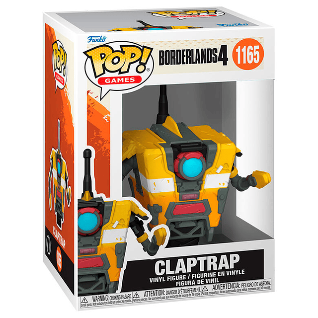 POP figure Borderlands 4 Claptrap