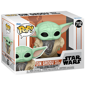 POP figure Star Wars The Mandalorian Din Grogu with Armor