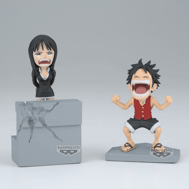 One Piece Luffy & Nico Robin World Collectable figure 10cm