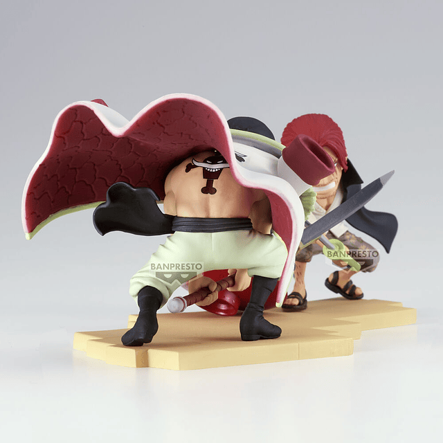 One Piece World Collectable Log Stories Edward Newgate vs. Shanks figure 13cm