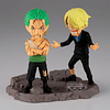 One Piece Roronoa Zoro & Sanji figure. 8cm