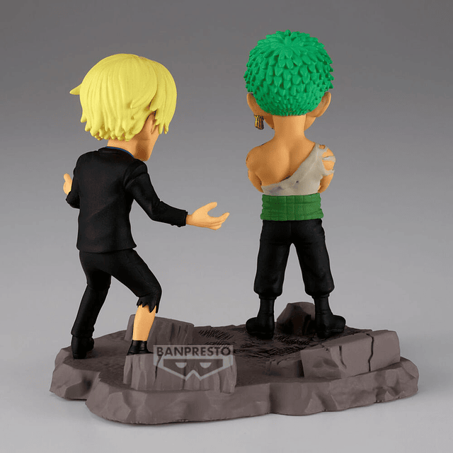 One Piece Roronoa Zoro & Sanji figure. 8cm