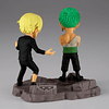 One Piece Roronoa Zoro & Sanji figure. 8cm