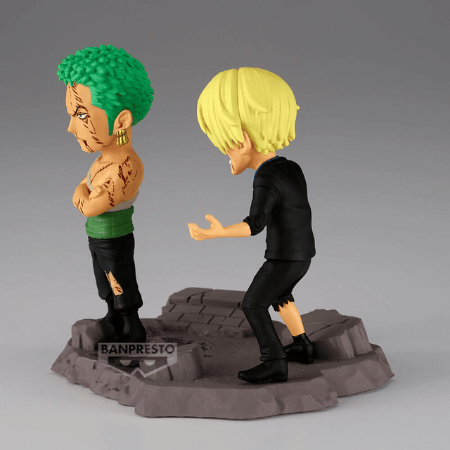 One Piece Roronoa Zoro & Sanji figure. 8cm