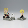 One Piece World Collectable Stories Sanji & Zeff figure 6cm