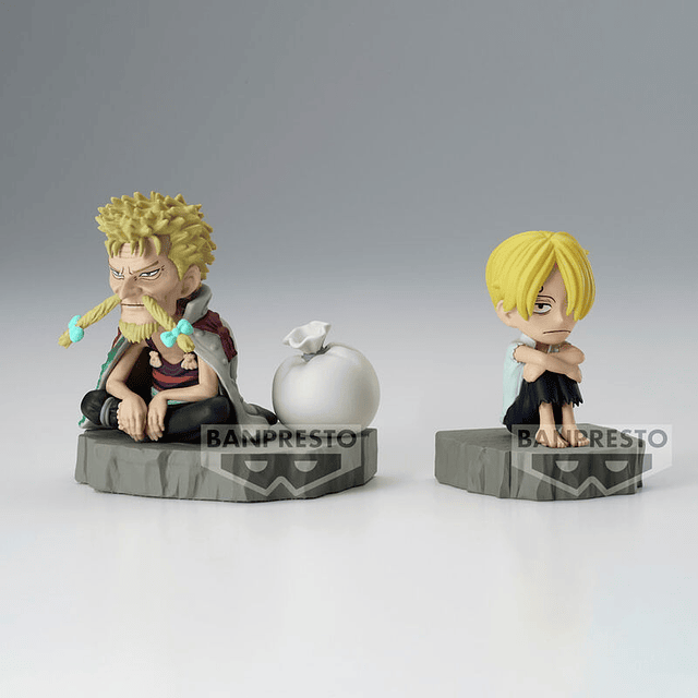 One Piece World Collectable Stories Sanji & Zeff figure 6cm
