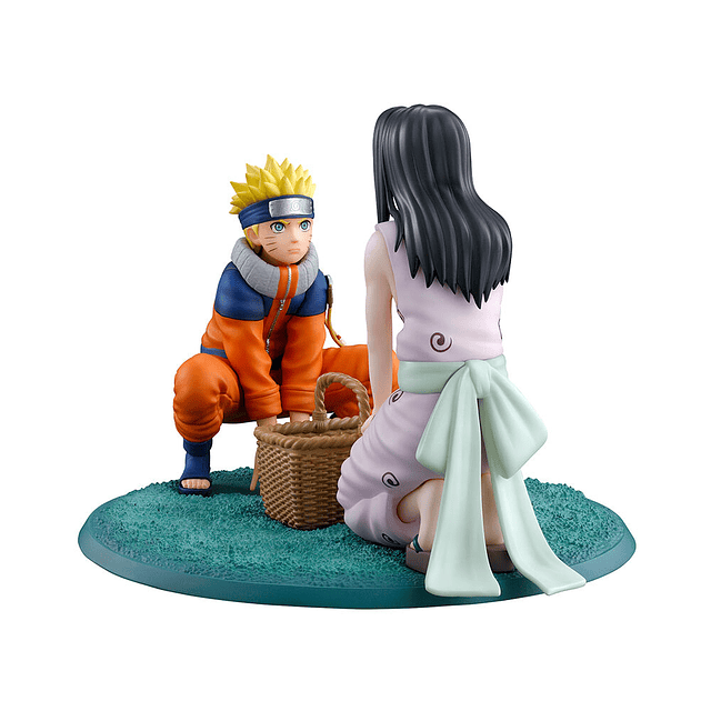 Naruto The Land of Waves Naruto Uzumaki & Haku Ichibansho figure 10cm