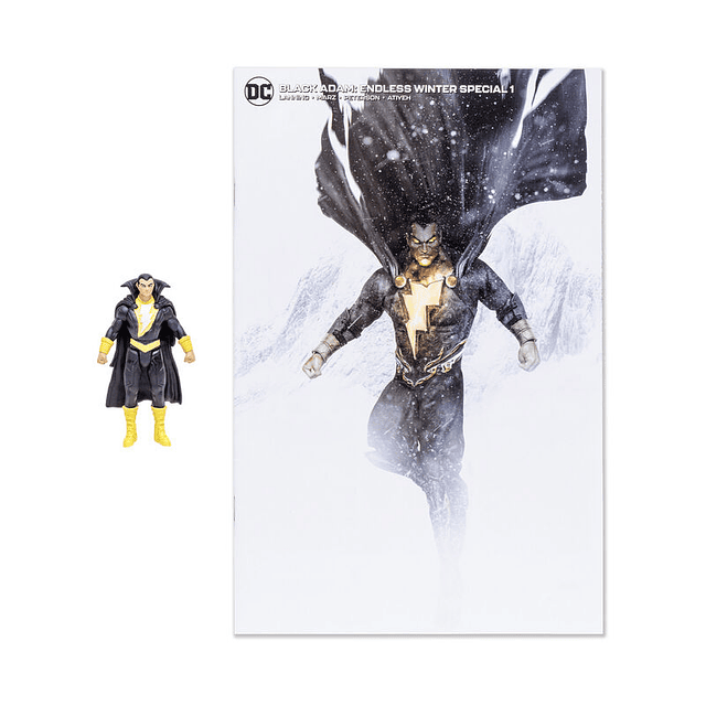 DC Comics Comic Endgless + Black Adam figure 7cm