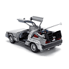 Back to the Future 40th Anniversary Time Machine Hollywood Rides Dlorean replica