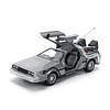 Back to the Future 40th Anniversary Time Machine Hollywood Rides Dlorean replica