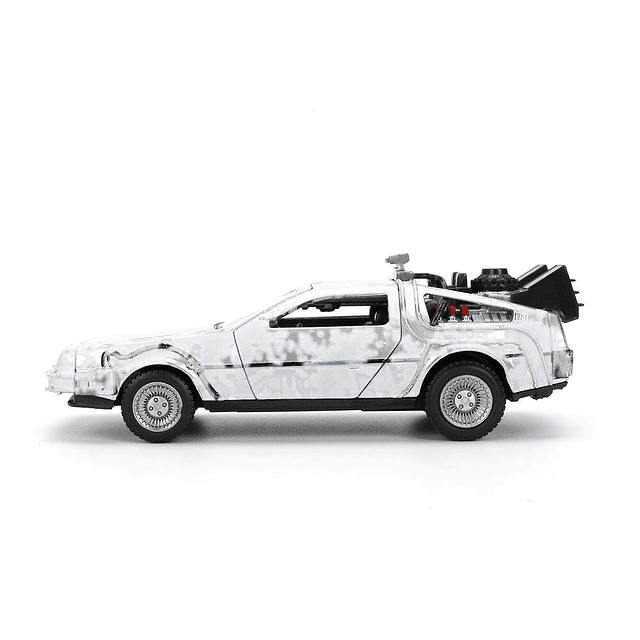 Back to the Future 40th Anniversary Time Machine Ice Effect Dlorean replica