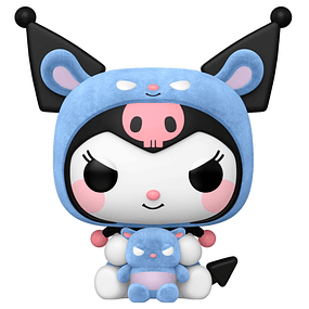 POP figure Hello Kitty Kuromi As Baku Flocked