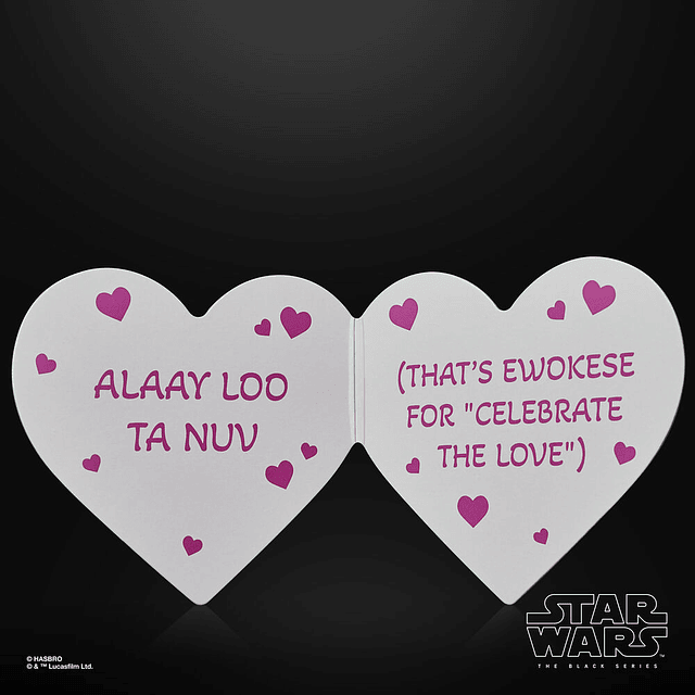 Star Wars Ewok Valentine's Day Edition figure 15cm