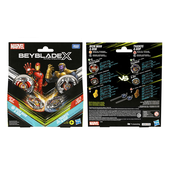 Marvel Beyblade X assorted starter kit