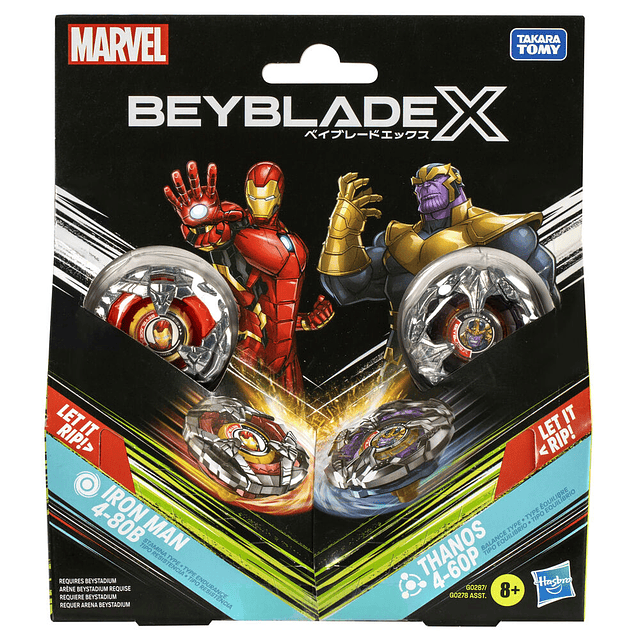 Marvel Beyblade X assorted starter kit