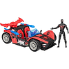 Marvel Spider-Man Venom Versus Launcher car + Miles Morales figure