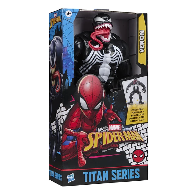 Marvel Spider-Man Titan Series Black Suit Venom figure 30cm