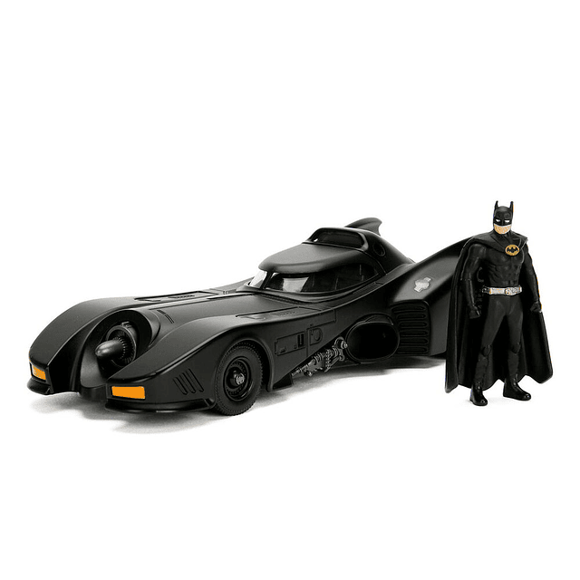 DC Comics Batmovil metal car + Batman figure set