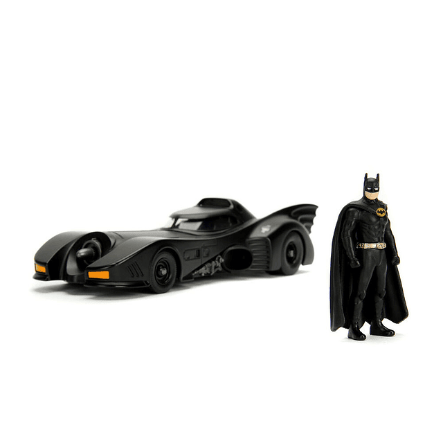 DC Comics Batmovil metal car + Batman figure set