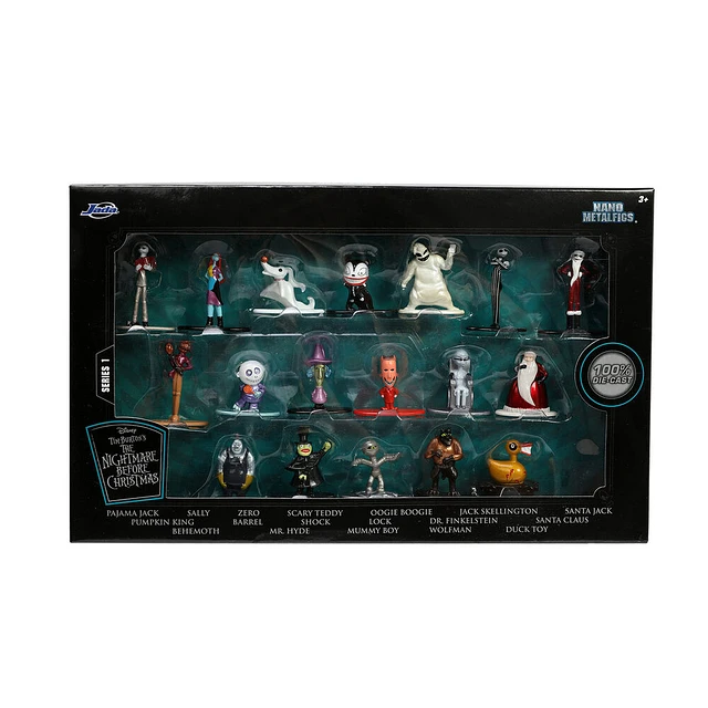 Disney Nightmare Before Christmas metalfigs pack 18 figures 4cm
