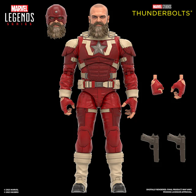 Marvel Legends Thunderbolts Yelena Belova & Red Guardian pack 2 figures