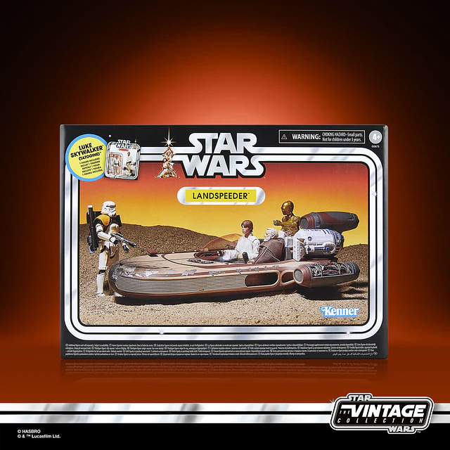 Star Wars Landspeeder + Luke Skywalker figure