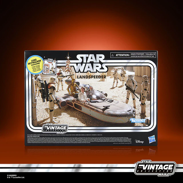 Star Wars Landspeeder + Luke Skywalker figure