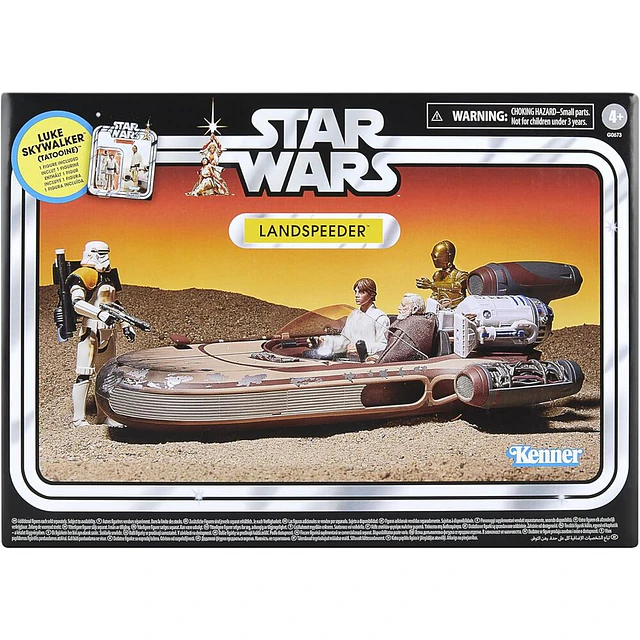 Star Wars Landspeeder + Luke Skywalker figure