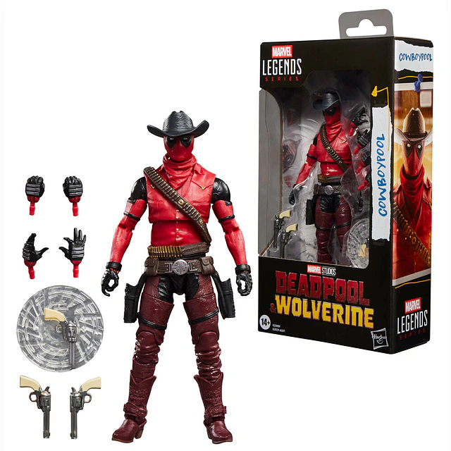 Marvel Legends Series Deadpool & Wolverine Cowboypool figure 15cm