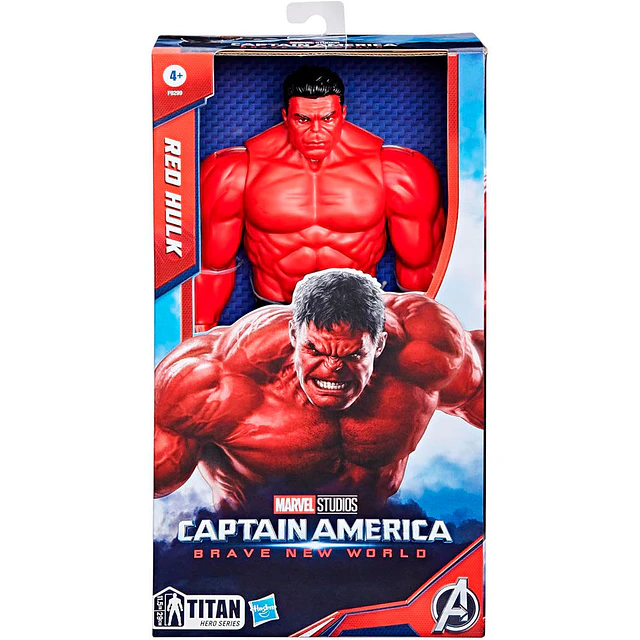 Marvel Avengers Captain America Brave New World Titan Hero Red Hulk figure 30cm