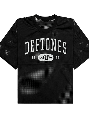 Deftones - EST. 1988 Snake Mesh Jersey Negro