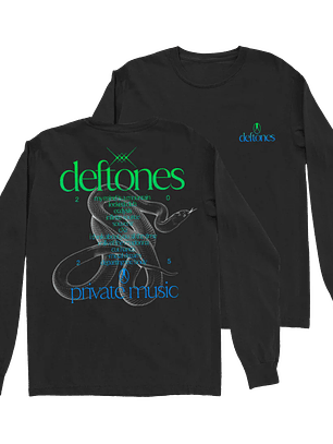 Deftones - Private Music Tracklist Manga Larga