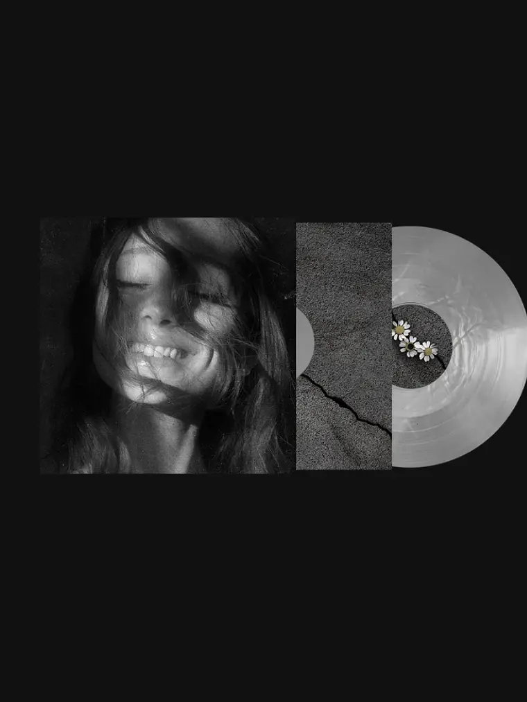 Ariana Grande - petal vinilo color blanco perlado translúcido LP 1