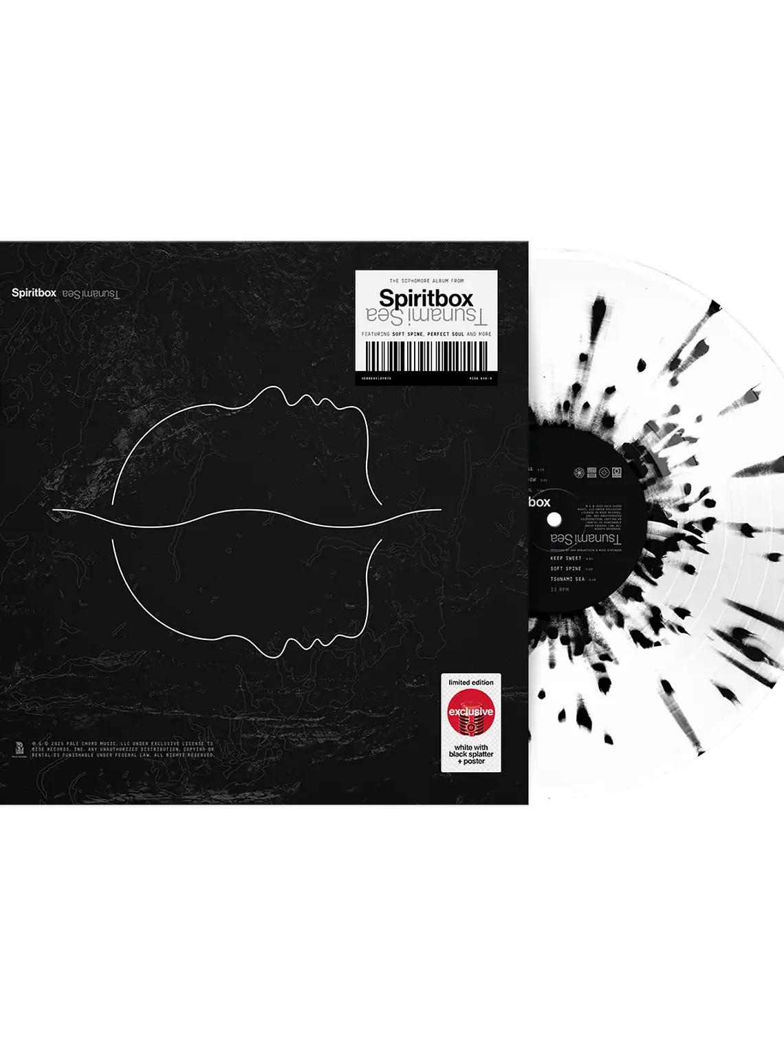 Spiritbox - Tsunami Sea (Target Exclusive Blanco y Negro Vinilo LP) 2