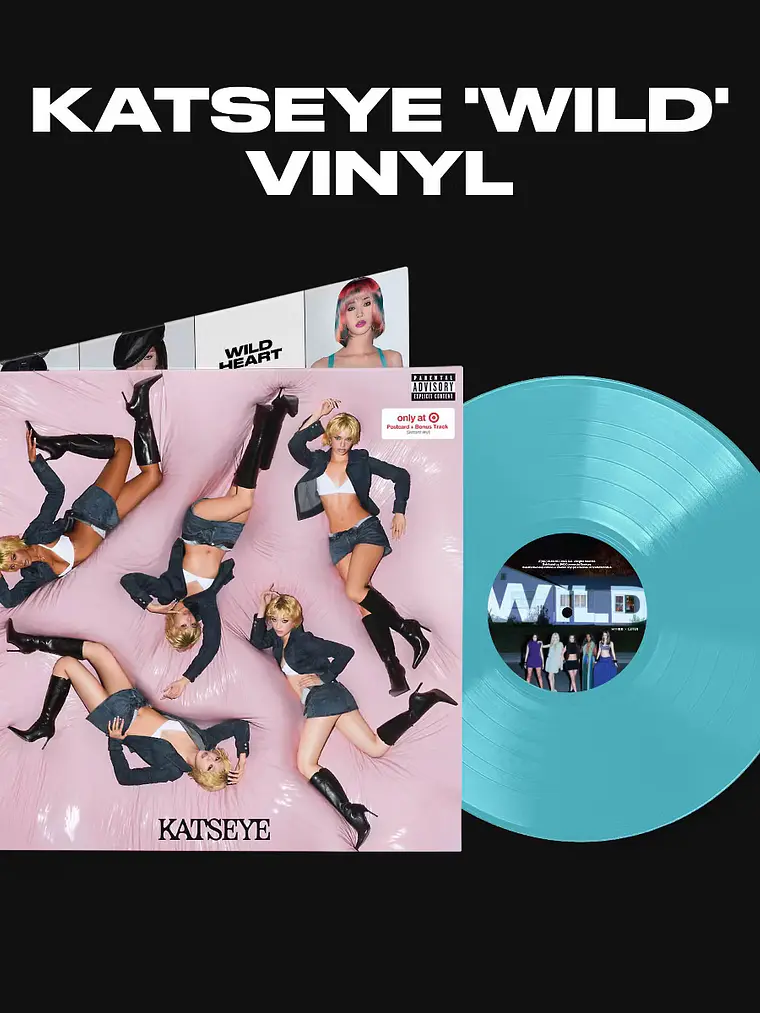 KATSEYE - WILD (Target Exclusive Blizzard Vinyl LP) 1
