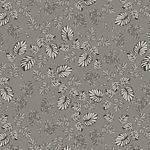 Gray Autumn, black floral and foliage 