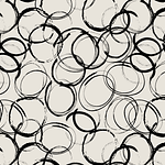 Dark Circles, abstract brushstrokes 