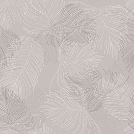 Gray Tropical, Exotic foliage brushstrokes 