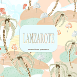 Lanzarote,  summer palms beach islands