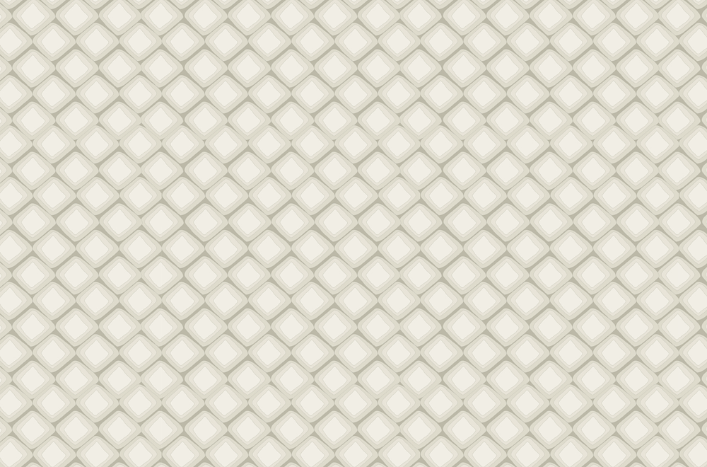 Creamy Rhombus, abstract geometry white