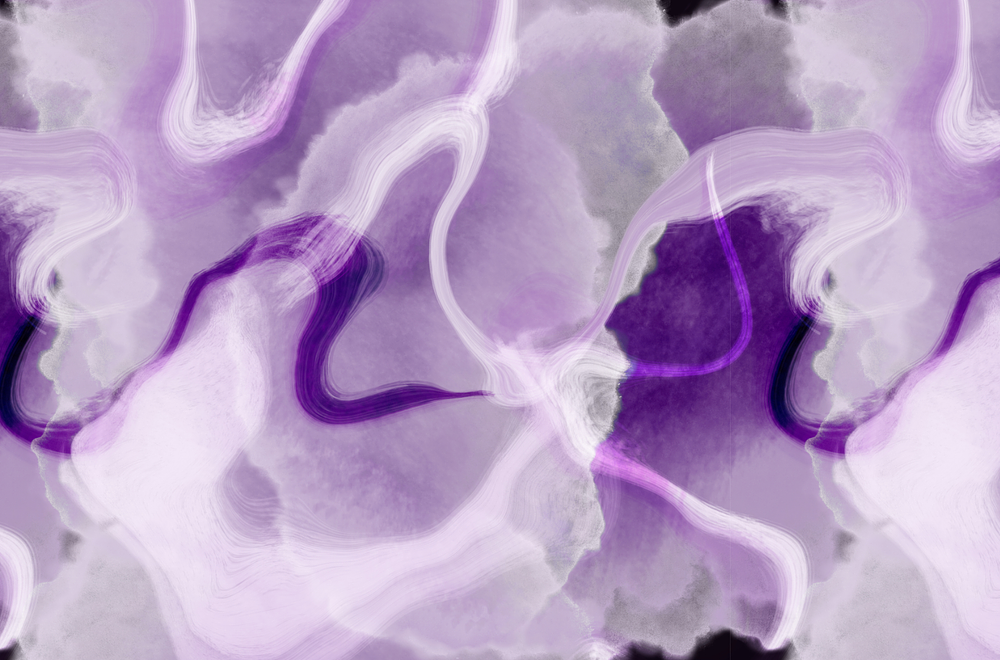 Marbled Lines, Amethyst stone abstract lilac shapes