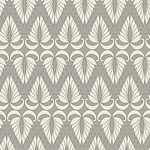 Abstract Foliage, decorative motifs on beige