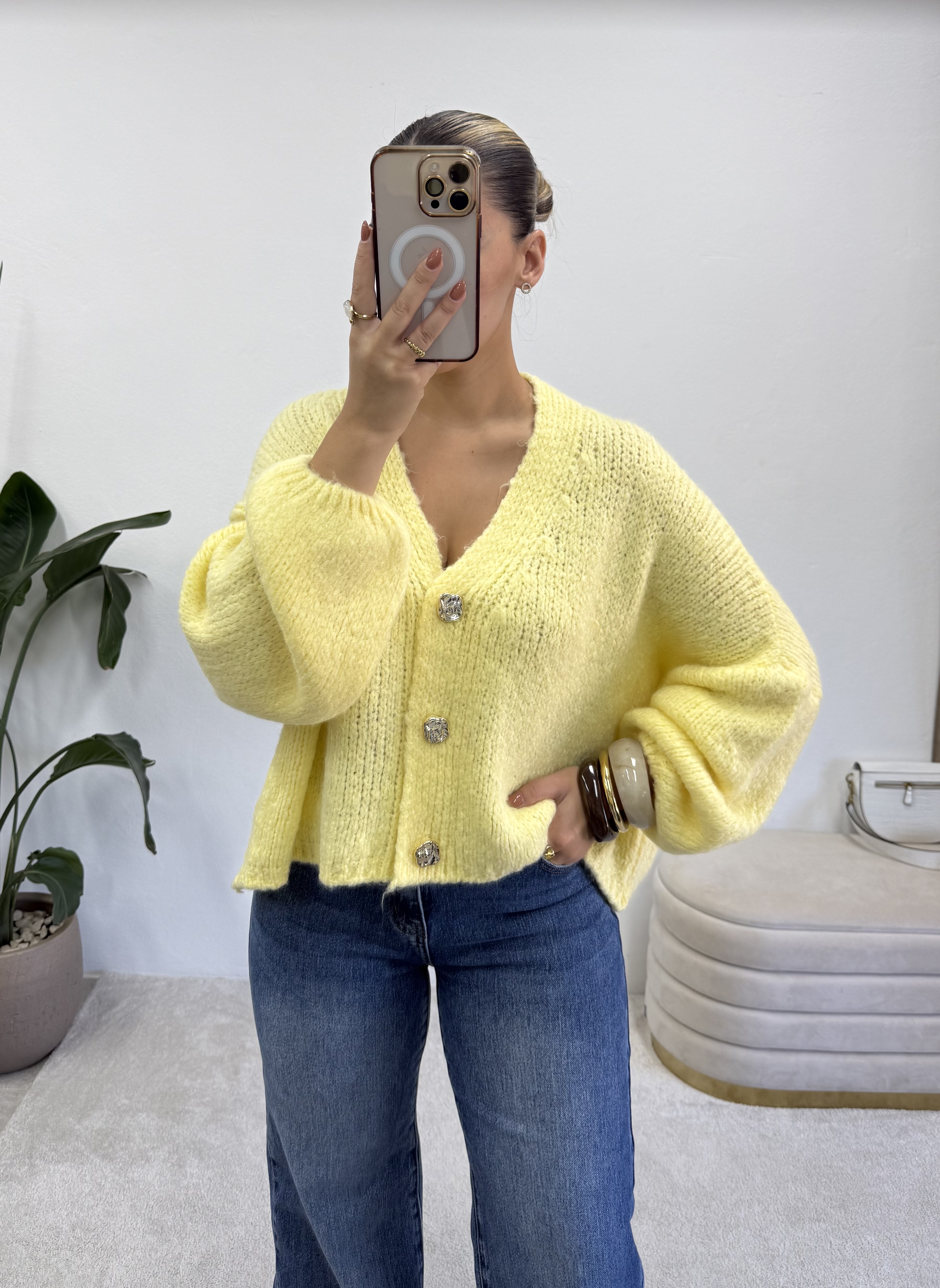 Soft Yellow Cardigan 3