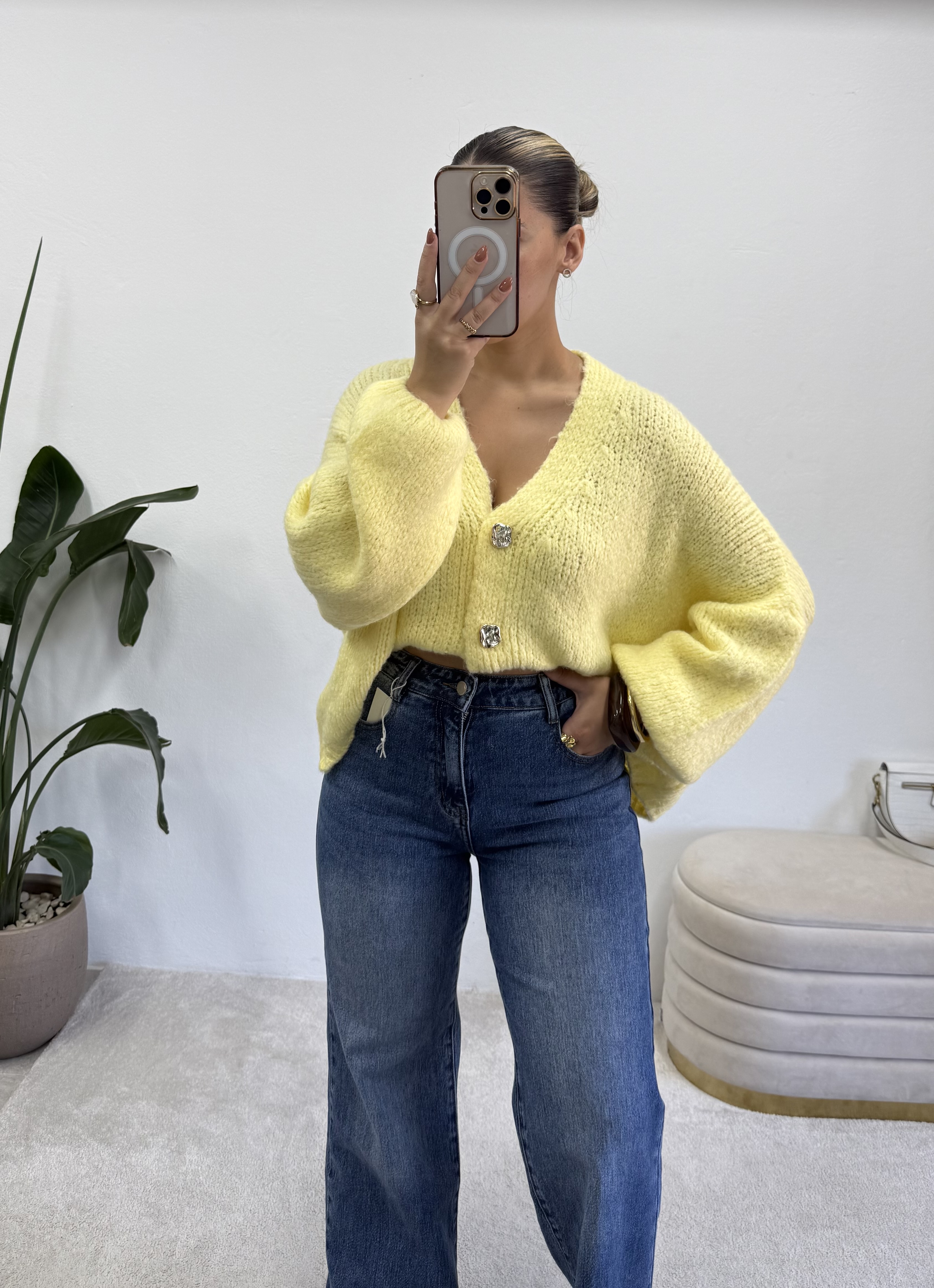 Cardigan Soft Yellow 