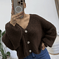 Soft Brown Cardigan - thumbnail 4